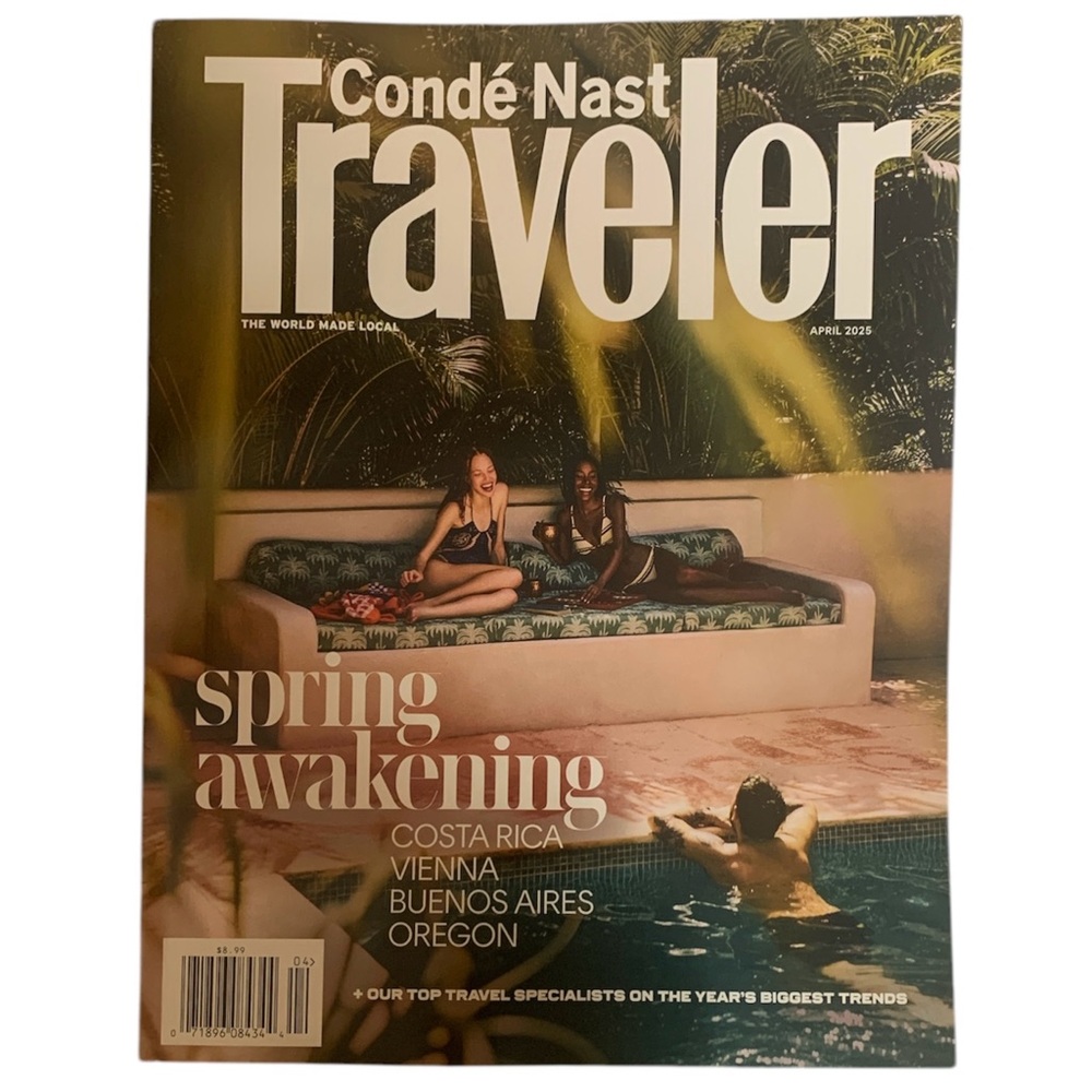 Conde Nast Traveler Magazine April 2025 Spring Awakening Costa Rica Buenos Aires